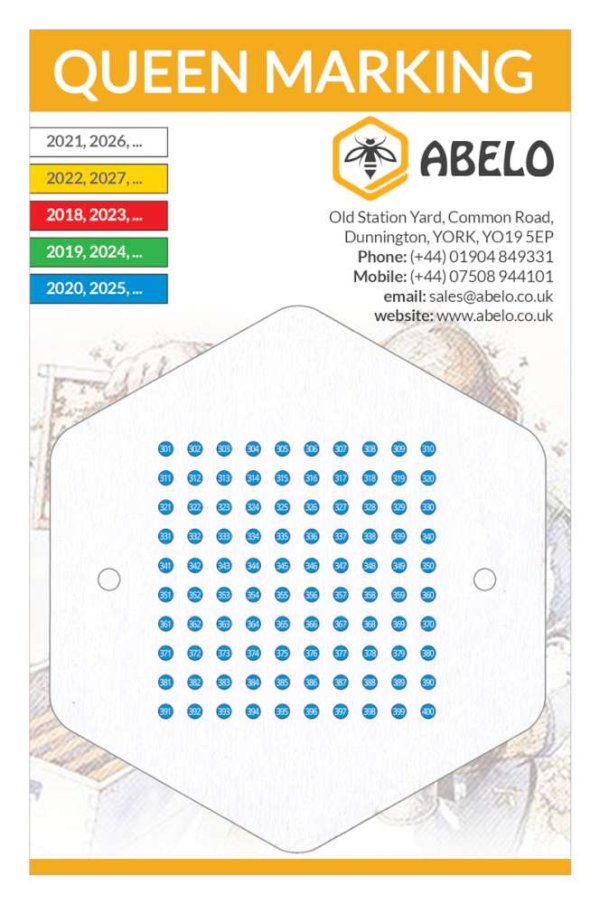 Queen Marking Kit 5 Years, NUMBERS 1-1000 SPECIAL EDITION - Image 5