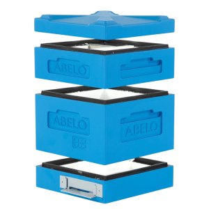 Mini Plus National Hive - Without Frames Painted